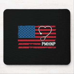 US-Flagge für Psychische Krankenpfleger Mousepad