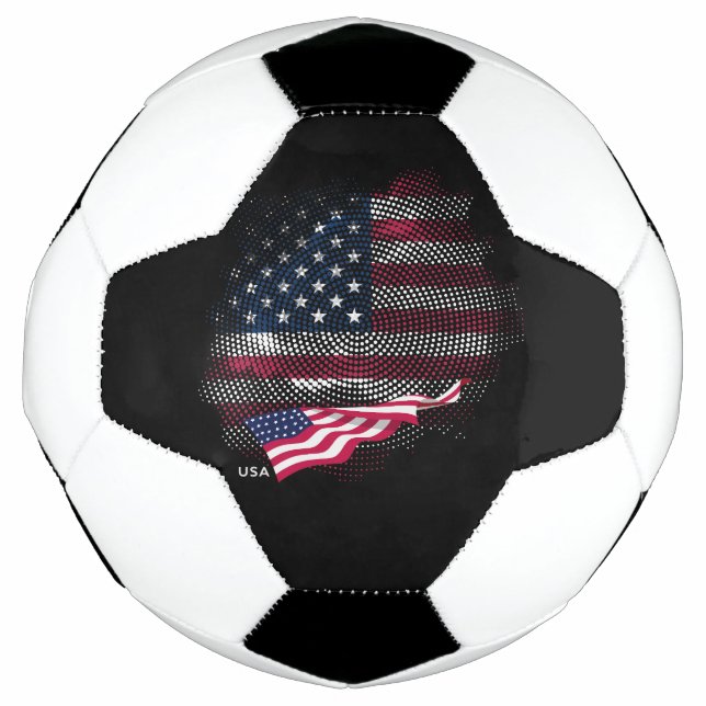 US-Flagge Fußball (Vorderseite)