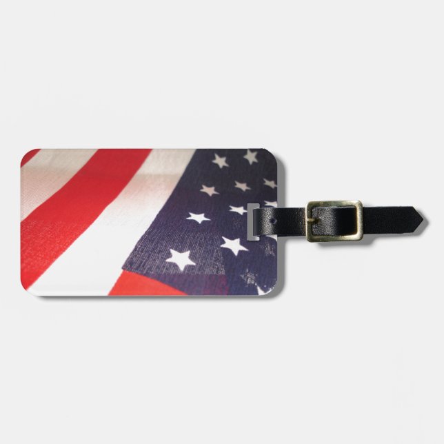 US Flagge Gepäckanhänger (Vorderseite horizontal)