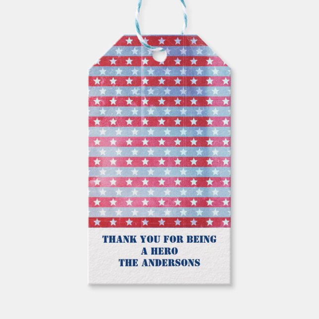 US Flagge Geschenkanhänger (Vorderseite)