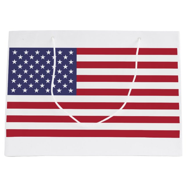 US FLAGGE GROßE GESCHENKTÜTE (Vorderseite)