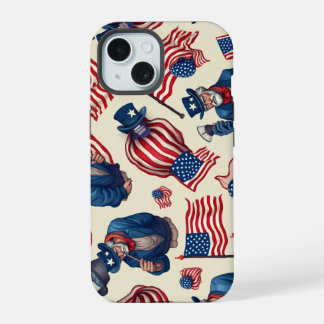 US Flagge Großvaters einzigartiger Fall iPhone 15 Hülle