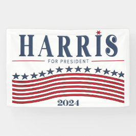 US Flagge Harris für Präsident 2024 Banner