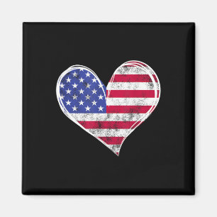 US-Flagge Herzstück Amerikanische Patriotische Str Magnet