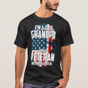 US-Flagge Ich bin ein Vater Opa und ein erfahrener T-Shirt