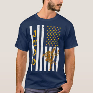 US-Flagge Judo T-Shirt