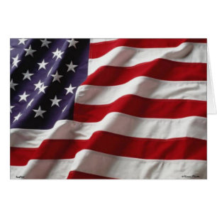 US-Flagge - Karte-