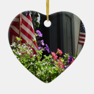 US Flagge Keramikornament