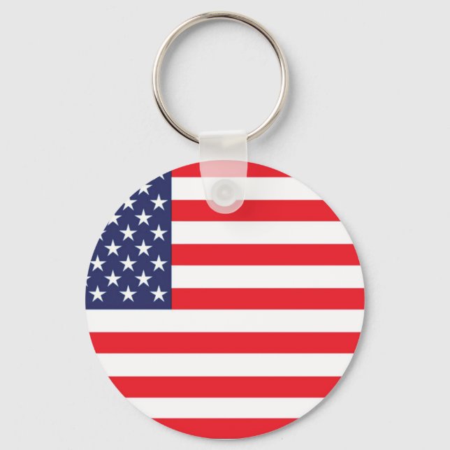 US-Flagge KeyChain Schlüsselanhänger (Vorderseite)