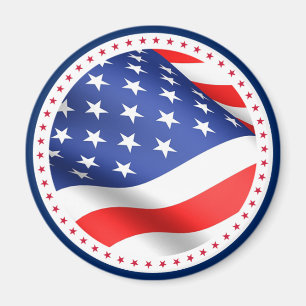 US Flagge Kitchen Magnet