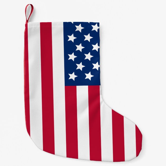 US-Flagge Kleiner Weihnachtsstrumpf (Vorderseite)