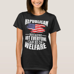 US-Flagge konservative Politik Amerikas Stolz Repu T-Shirt