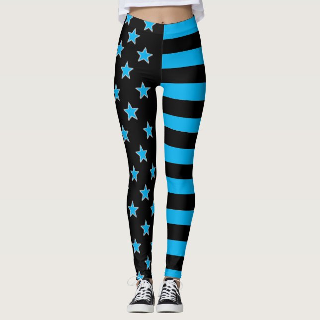 US Flagge Leggings (Vorderseite)