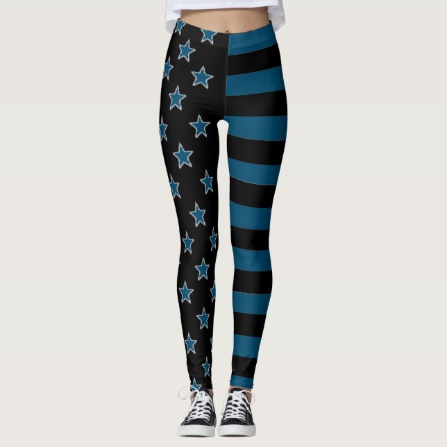 US Flagge Leggings (Vorderseite)
