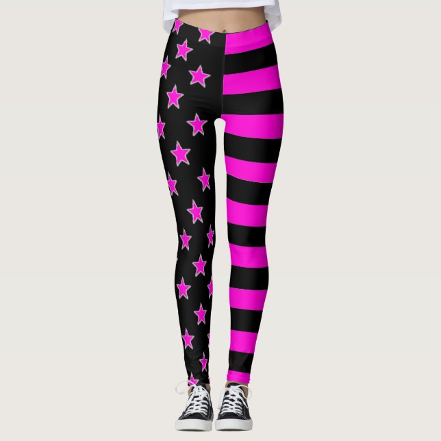 US Flagge Leggings (Vorderseite)