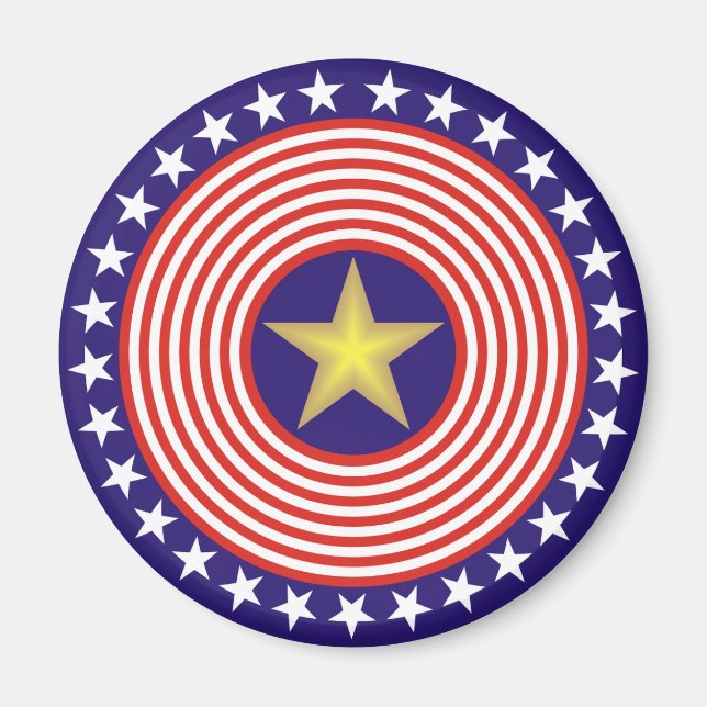 US Flagge Magnet (Vorne)