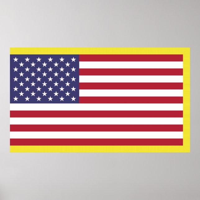 US-Flagge (Militär) Poster (Vorne)