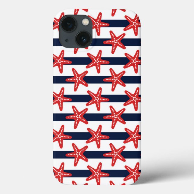 US Flagge Muster Case-Mate iPhone Hülle (Rückseite)