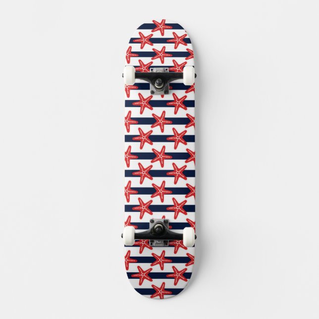 US Flagge-Muster Skateboard (Vorderseite)