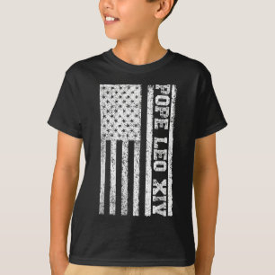 US-Flagge neuer Papst 2025 Christlicher katholisch T-Shirt