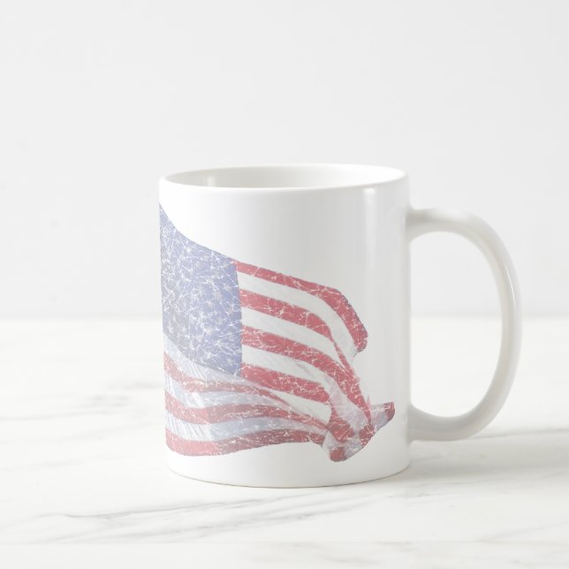 US-Flagge - Not Kaffeetasse (Rechts)