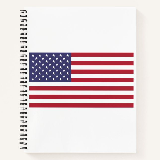 US FLAGGE NOTIZBUCH (Vorderseite)