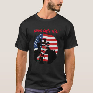 US Flagge/Onkel Sam T - Shirt. Anpassen. T-Shirt