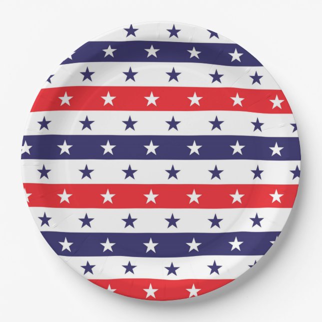 US Flagge Paper Teller (Vorderseite)