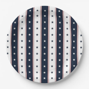 US Flagge Pappteller