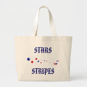 US Flagge Parachuter Jumbo Stoffbeutel