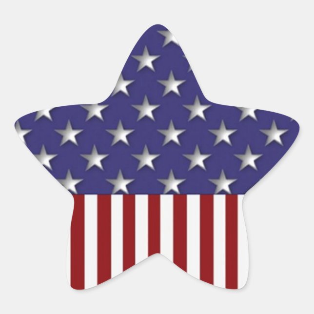 US Flagge Patriotische Sticker (Vorderseite)