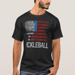 US-Flagge Pickleball Player Paddleball Lover_1 T-Shirt