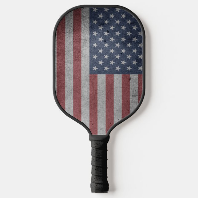 US-Flagge Pickleball Schläger (Vorderseite)