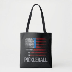 US-Flagge Pickleball-Spieler Paddleball-Liebhaber Tasche