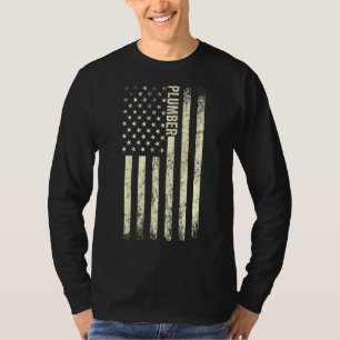 US-Flagge Plumbing Proud American Plumber T-Shirt