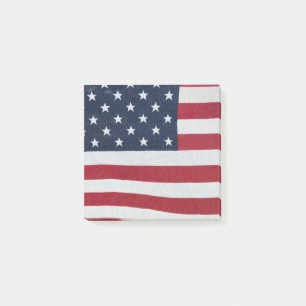 US Flagge Post-it Klebezettel