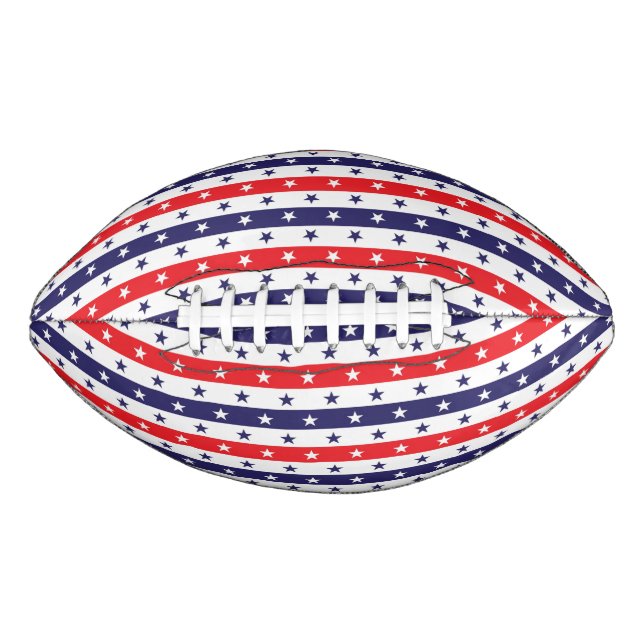 US Flagge rot, weiß und blau Football (Vorderseite)