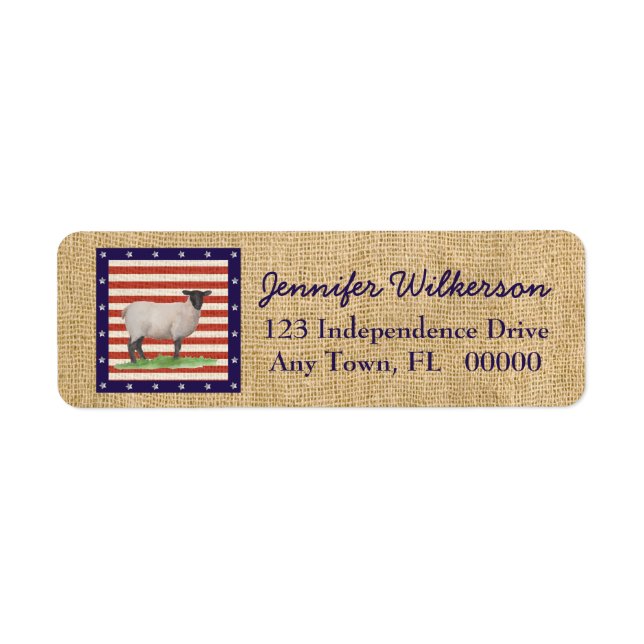 US Flagge Schafe (Vorne)