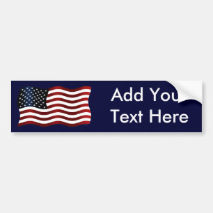 US-Flagge: Schaffen Sie Ihre Selbst Autoaufkleber