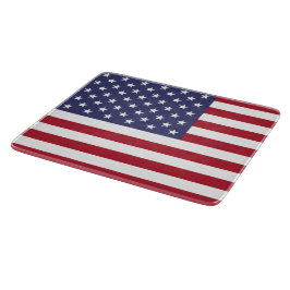 US FLAGGE SCHNEIDEBRETT