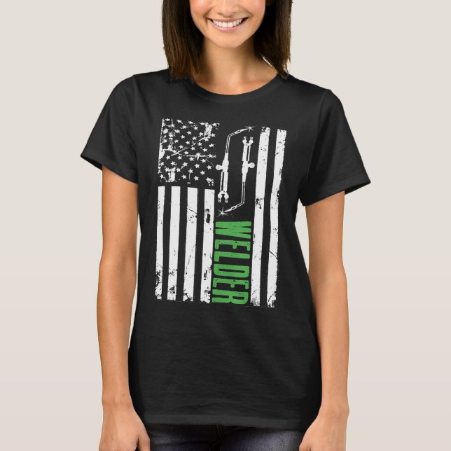 Us Flagge Schweiß Patriotisch Schweißer Tee Schwei (Vorderseite)