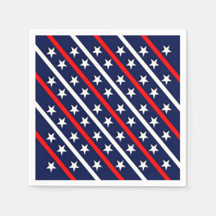 US Flagge Serviette