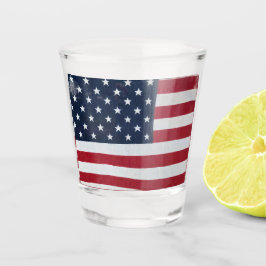 US Flagge-Shootglas Schnapsglas