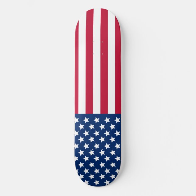 US-Flagge Skateboard (Vorderseite)