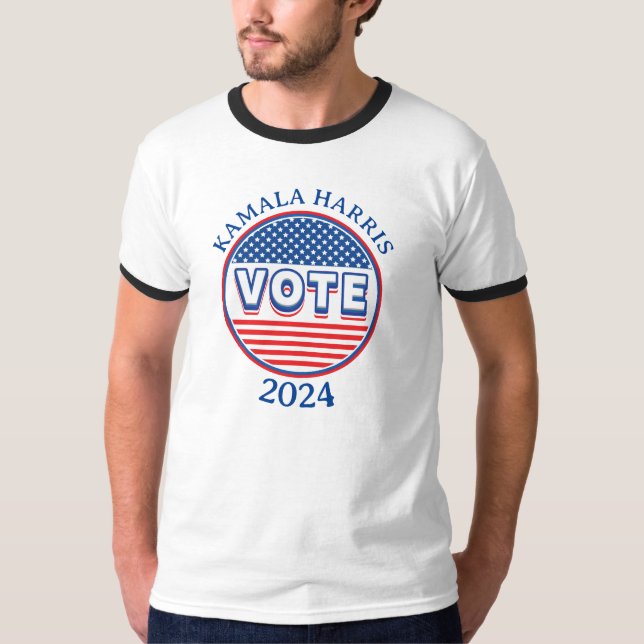 US Flagge stimmen USA ab - Wahl T-Shirt (Vorderseite)
