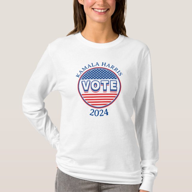 US Flagge stimmen USA ab - Wahl T-Shirt (Vorderseite)