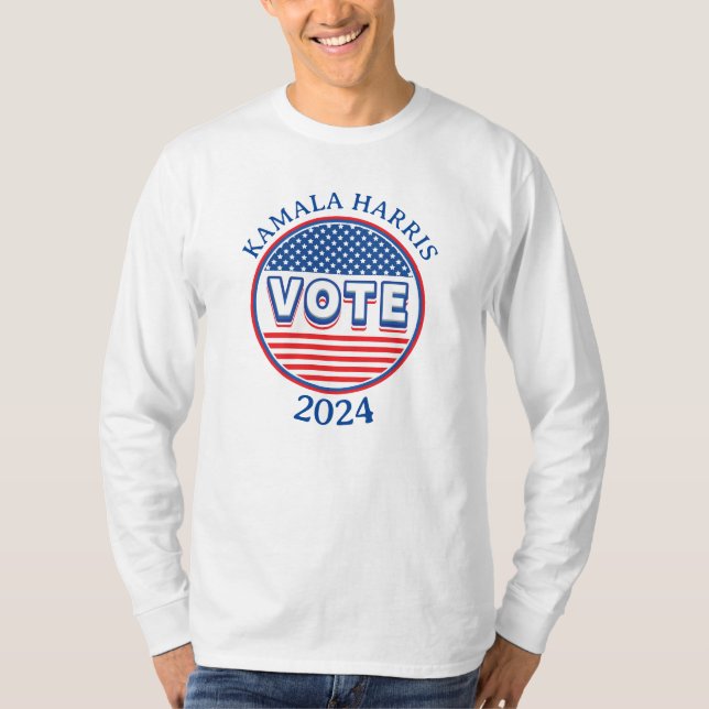 US Flagge stimmen USA ab - Wahl T-Shirt (Vorderseite)