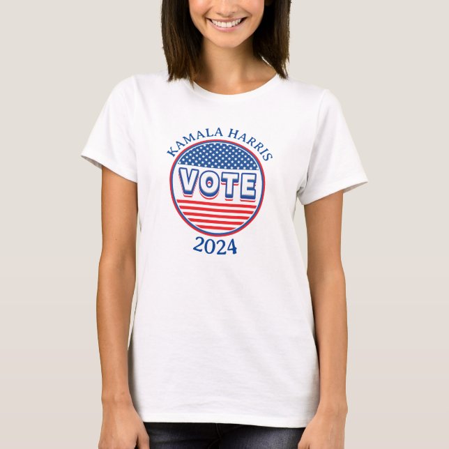 US Flagge stimmen USA ab - Wahl T-Shirt (Vorderseite)