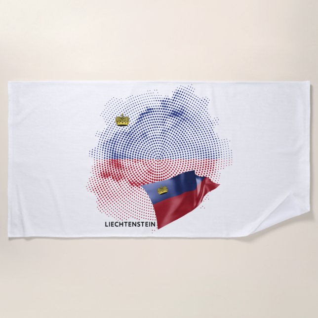 US-Flagge Strandtuch (Vorderseite)