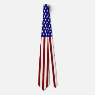 US-Flagge Stripte Krawatte